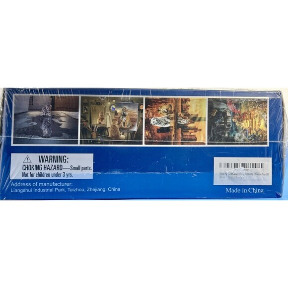 Lzbabyily 4 Puzzle Pack, 1000 Pc, 750 Pc, 500 Pcs + 300 Pc-New Sealed Tiger-Cat - Picture 4 of 8